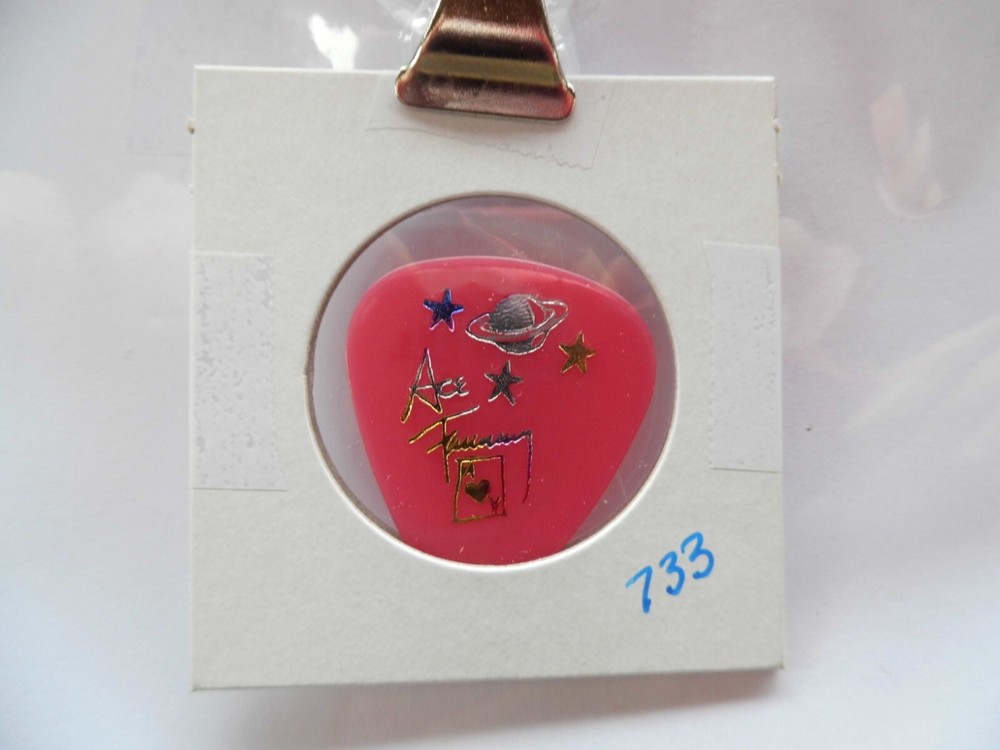 KISS "ACE FREHLEY" GUITAR PICK~5/5/00 READ DESCRIPTION (4/17)