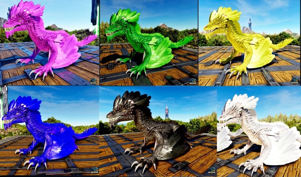 🦖ARK Survival Ascended Rock Drake Solid Colors PVE PS5/XBOX/PC