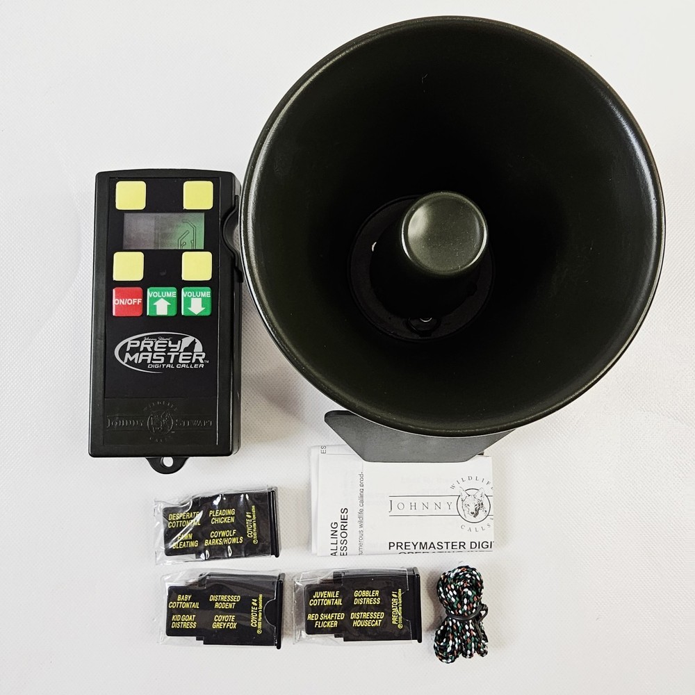 Johnny Stewart Preymaster Game Caller PM-1, Speaker, 3 Memory Card Controller