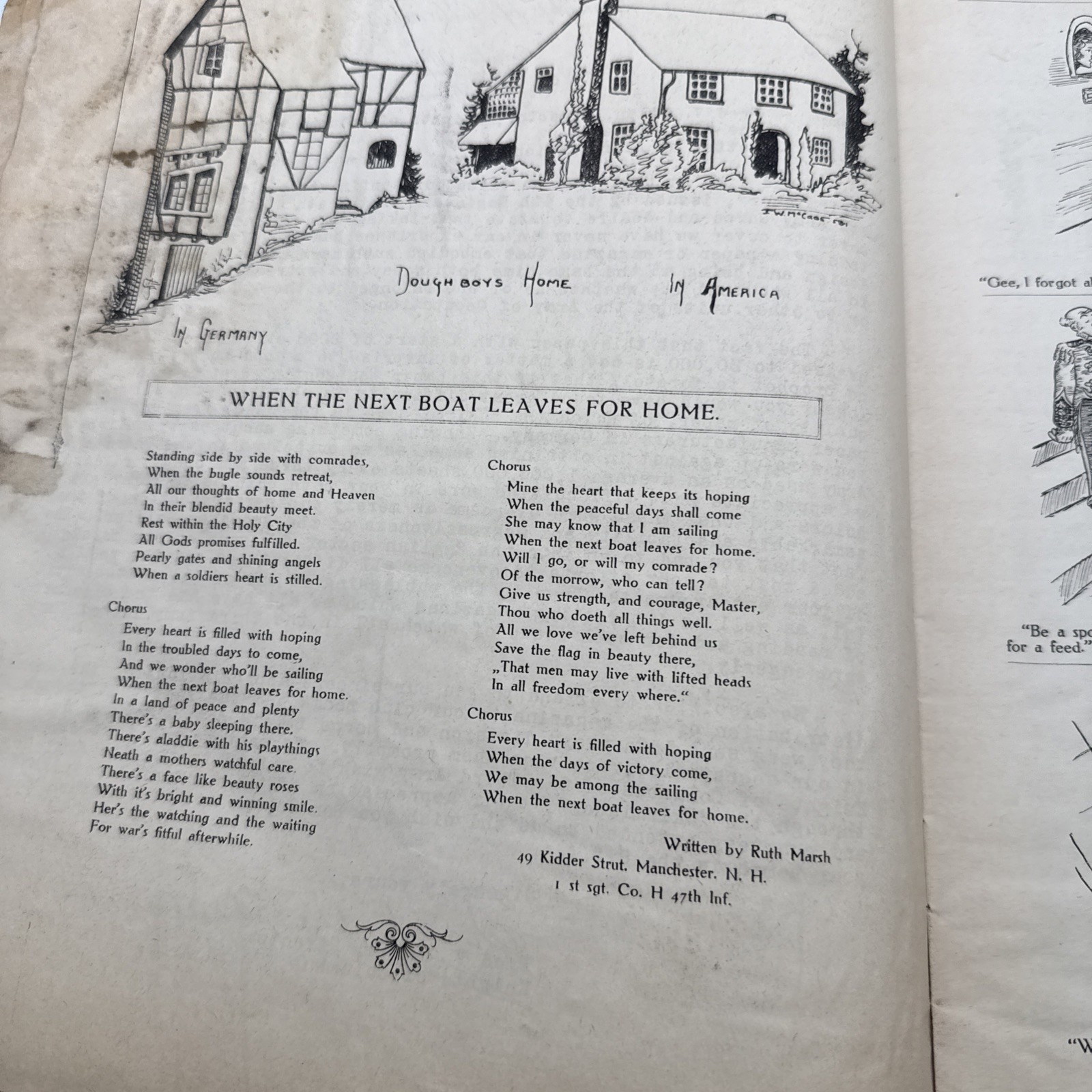 1919 THE SKIRMISHER Kinghts of Columbus Edition WWI 4th Infantry Division