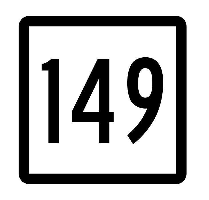 Connecticut State Highway 149 Sticker Decal