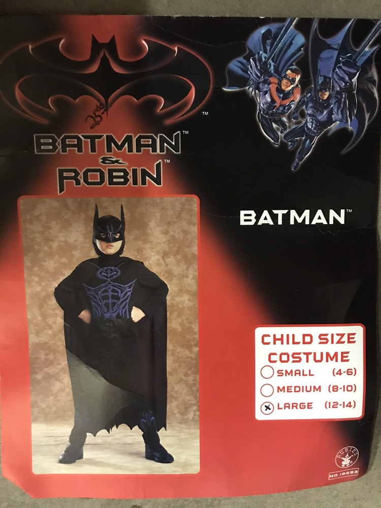 Batman Costume Child Size Large