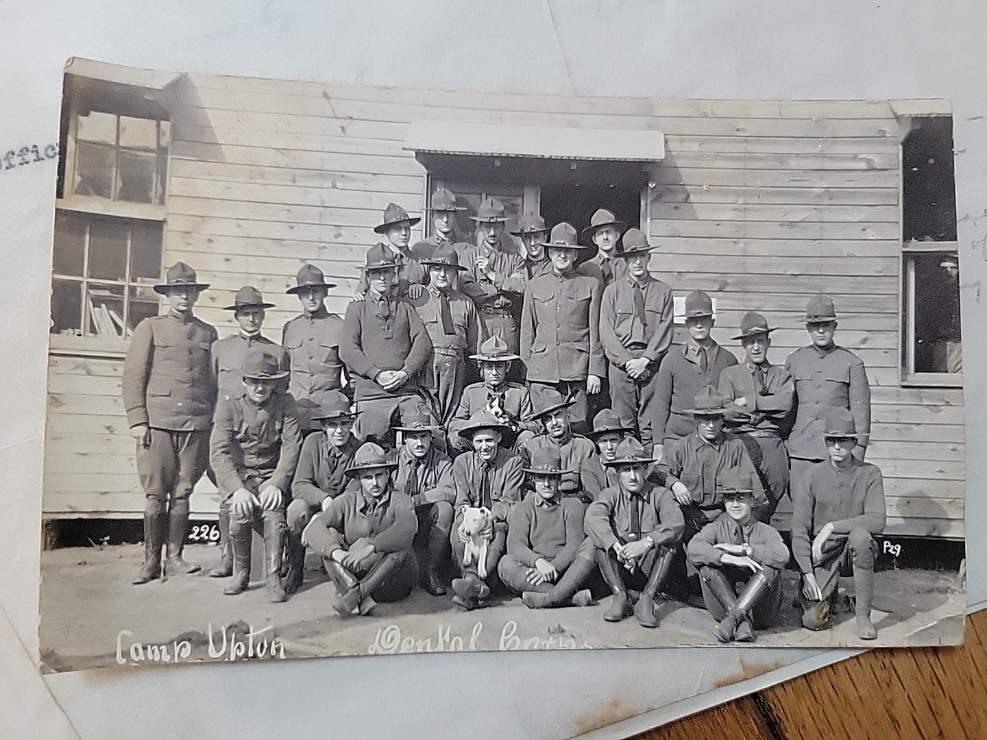 WWI Cecil Fletcher Dentist Archive AEF Photos Documents France WW1 1st Depot