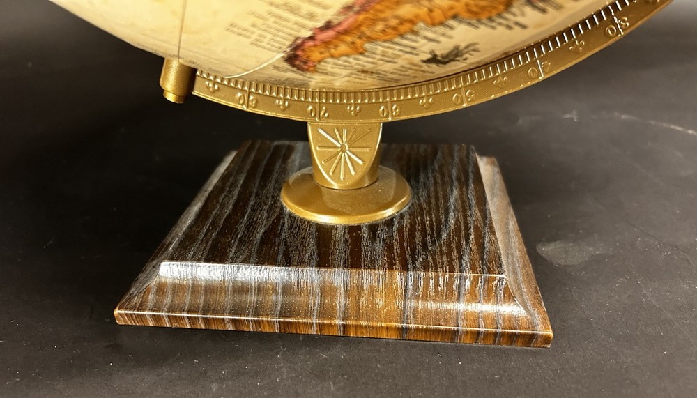 Replogle World Classic 12” Raised Relief Globe with Wood Base
