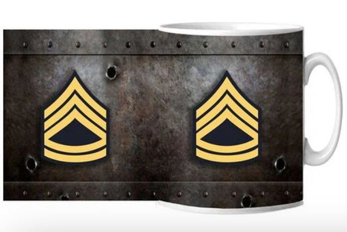 ARMY SERGEANT FIRST CLASS CERAMIC MUG 15OZ