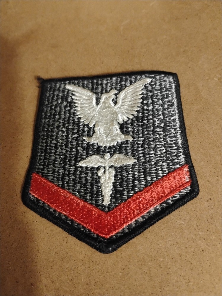 US Navy Pharmacist Mate Corpsmen Petty Officer 3rd Class Rate Patch