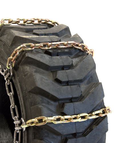 Ladder Pattern 4 link 8mm 14-17.5 Skid Loader Tire Chains