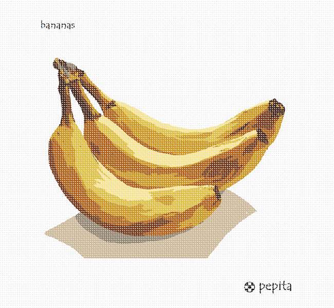 Bananas Needlepoint Kit or Canvas