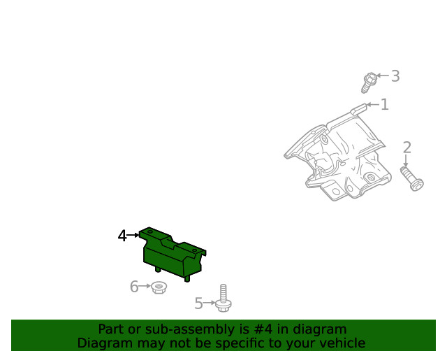 Genuine GM Trans Mount 85573625