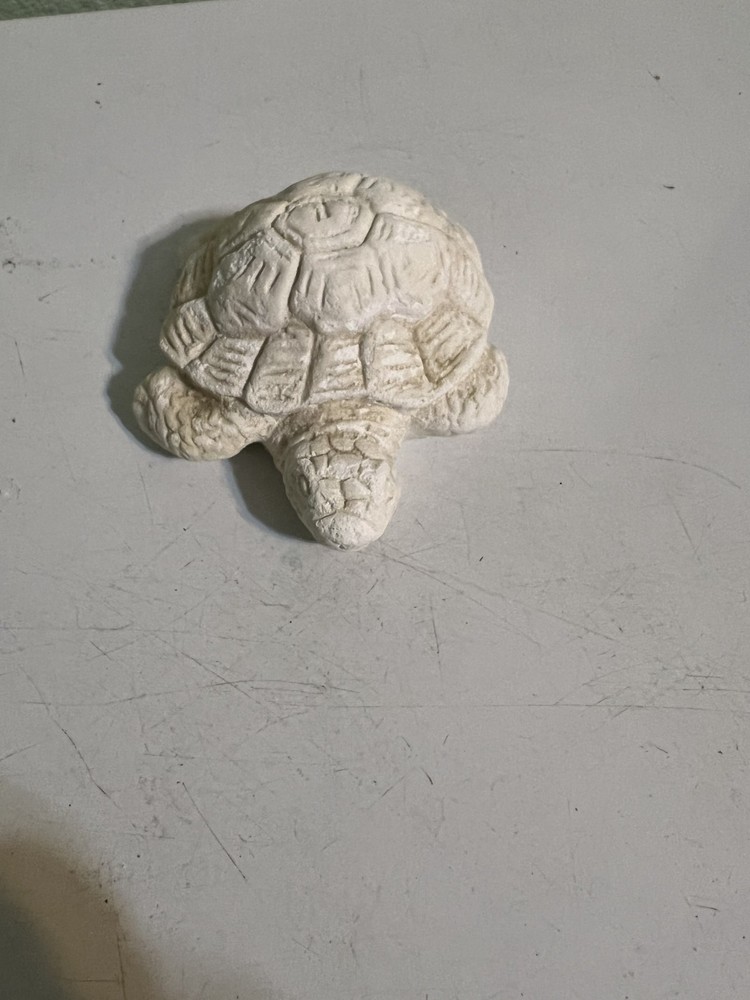 White Stone Turtle Figure