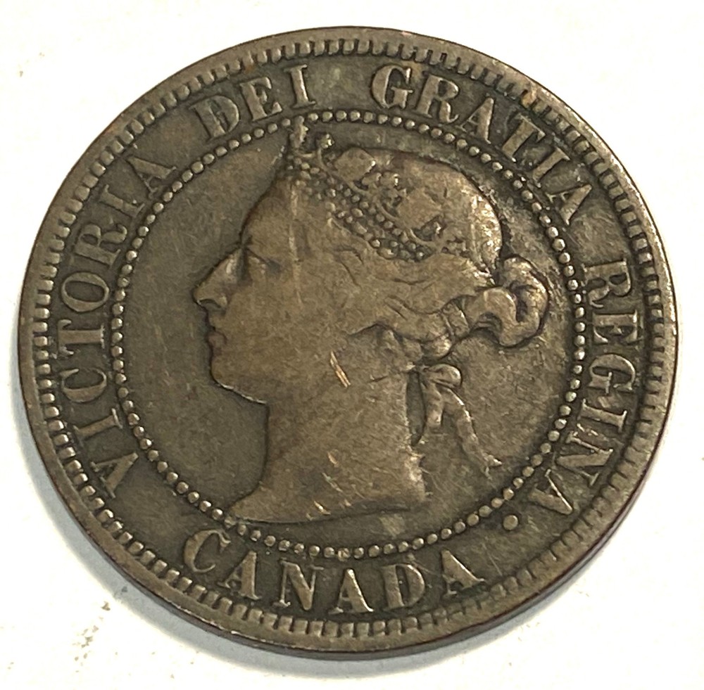 1882 H Canada Large Cent Higher Grade #10