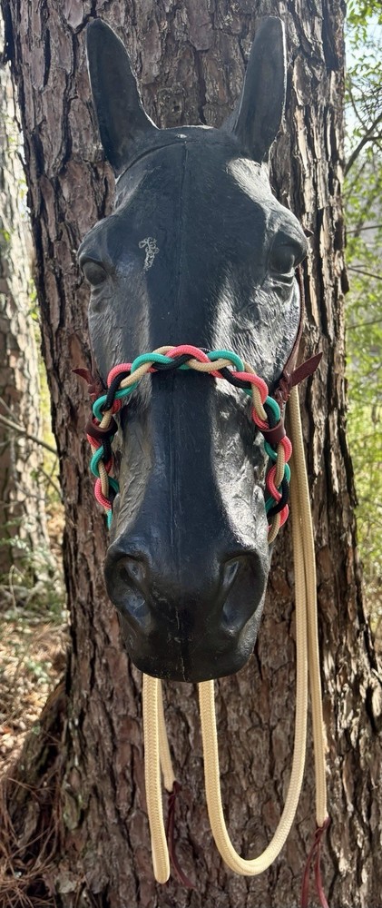 Braided loping hack / soft bosal set