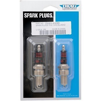 DRAG SPECIALTIES 2103-0199 Spark Plugs BPR5ES-11 for 75-99 Evo Big Twin