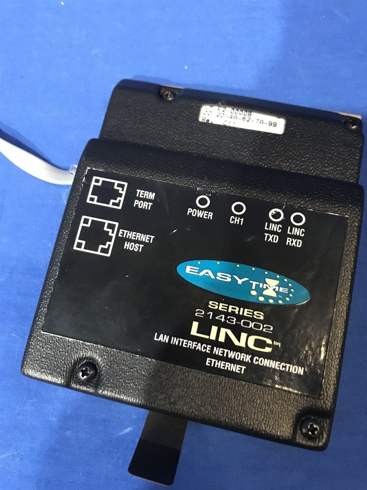 CMI EASY TIME SERIES 2143-002 LAN INTERFACE NETWORK CONNECTION ETHERNET ET COMM