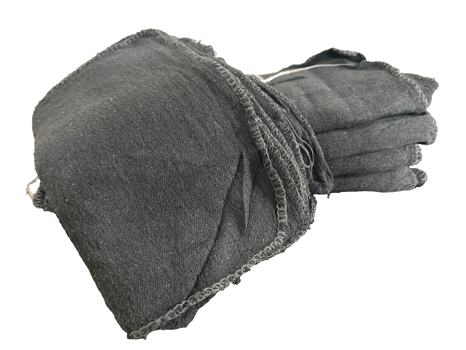 500 PIECES NEW BLACK INDUSTRIAL SHOP RAGS CLEANING TOWELS 13X14 inches