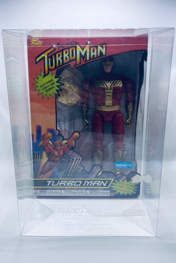 Turbo Man Funko Box Protector with SCRATCH & UV RESISTANT 0.50mm thick Plastic