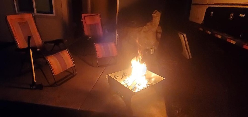 Custom Large Multi Design Fire Pit (Collapsible)