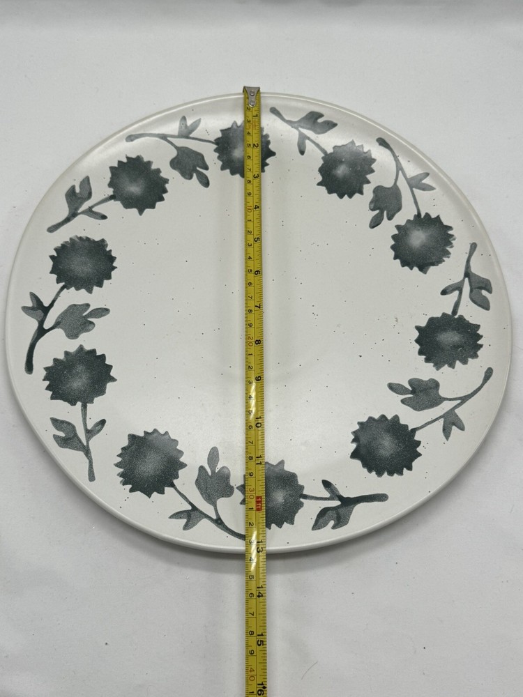 Threshold Stoneware Serving Platter New Floral