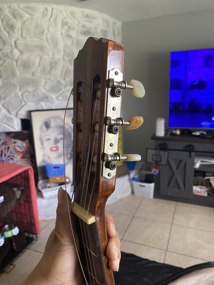 Suzuki No. 32 classical guitar.