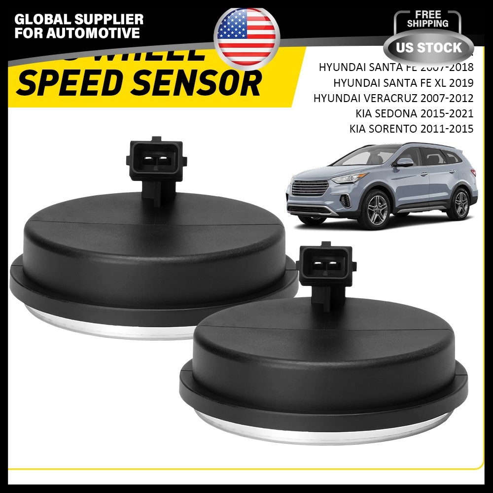 2PCS Rear Left & Right Side ABS Wheel Speed Sensor For 2011-2015 KIA SORENTO