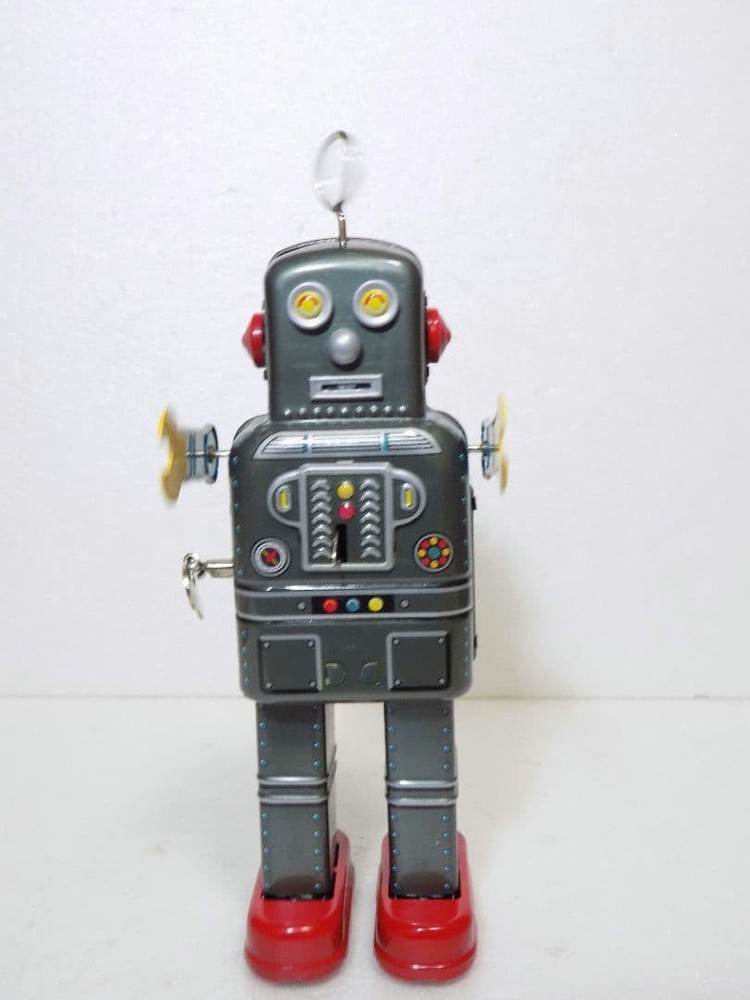 ✨️HAHA Toy Tin Spring SPACE MAN working item