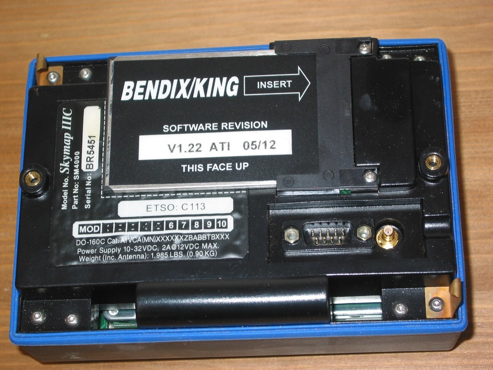 BENDIX KING SKYFORCE SKYMAP IIIC COLOR GPS MOVING MAP !!! 3 C / III C / 3C !!!