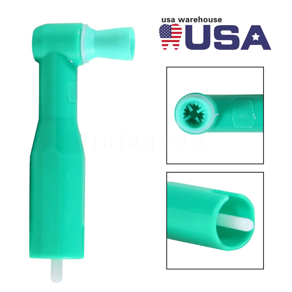 Premium Pro Disposable Prophy Angle with REGULAR Cup Green 500/pk