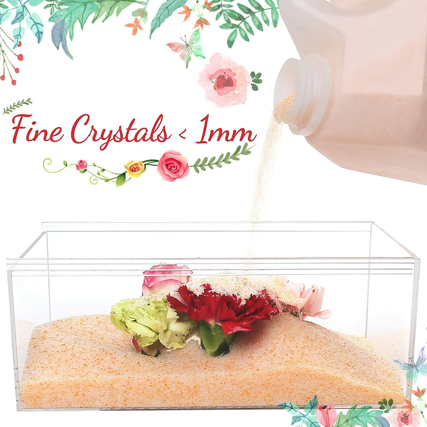 Silica Gel Flower Drying Crystals Color Indicating Wedding Bouquet Preservation