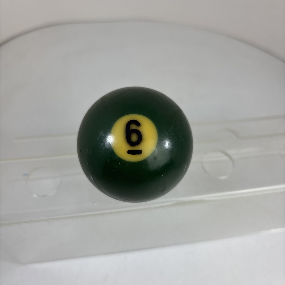 Vintage Bakelite Solid #6 Ball Billiard Pool Replacement Tested 2 1/4" Standard