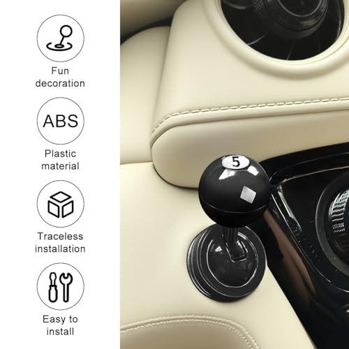 Car Joystick Push Start Button Cover, Vehicle Engine Start Stop Button Black