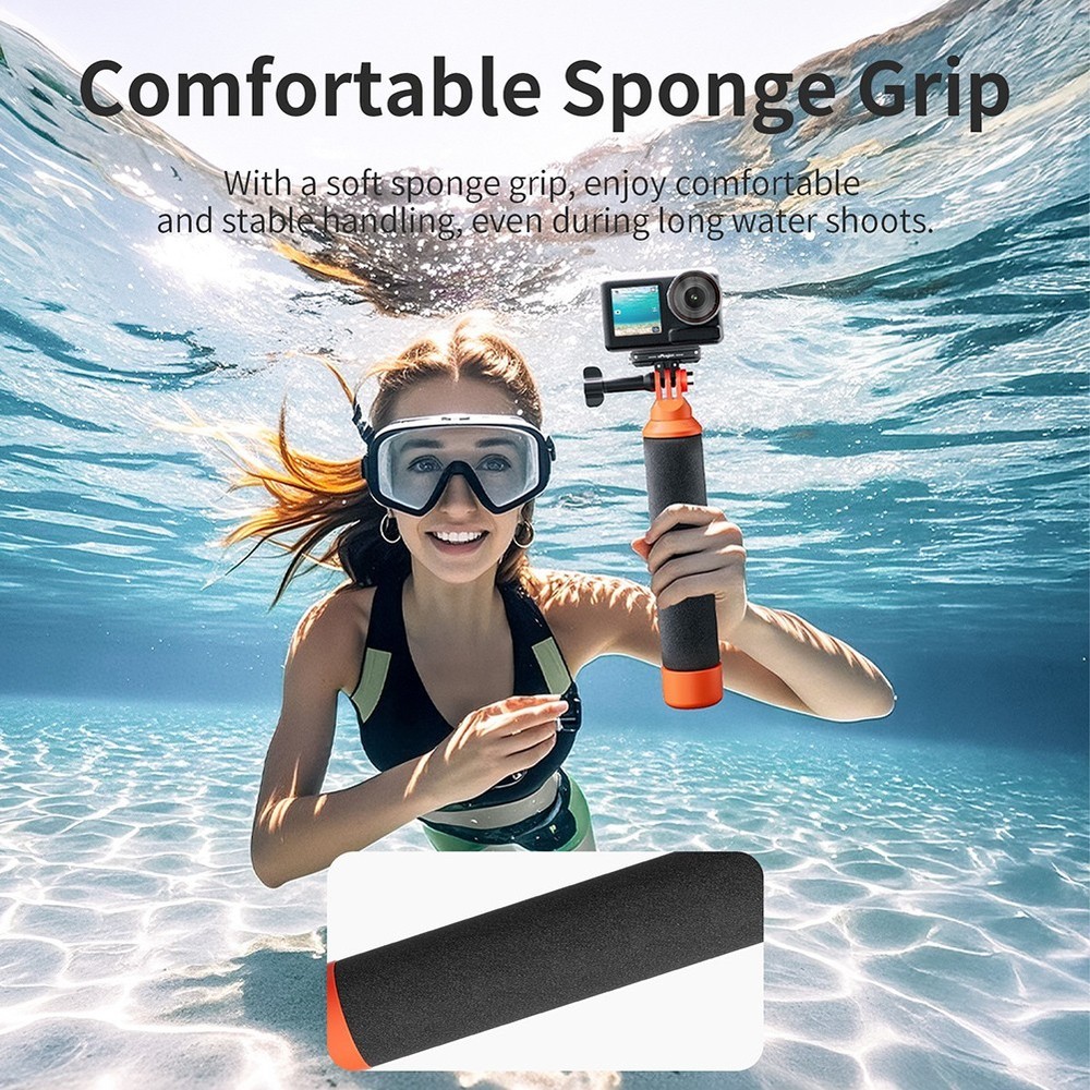 Efficient Floating Handle for Action Cameras with Enhanced Security Design