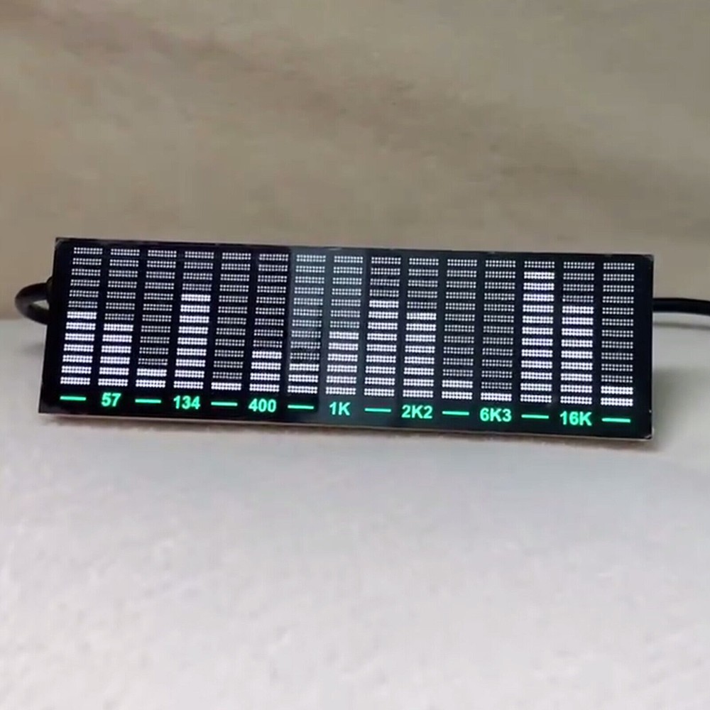 15-segment Spectrum Display VU Meter LED Sound-controlled Audio Level Indicator