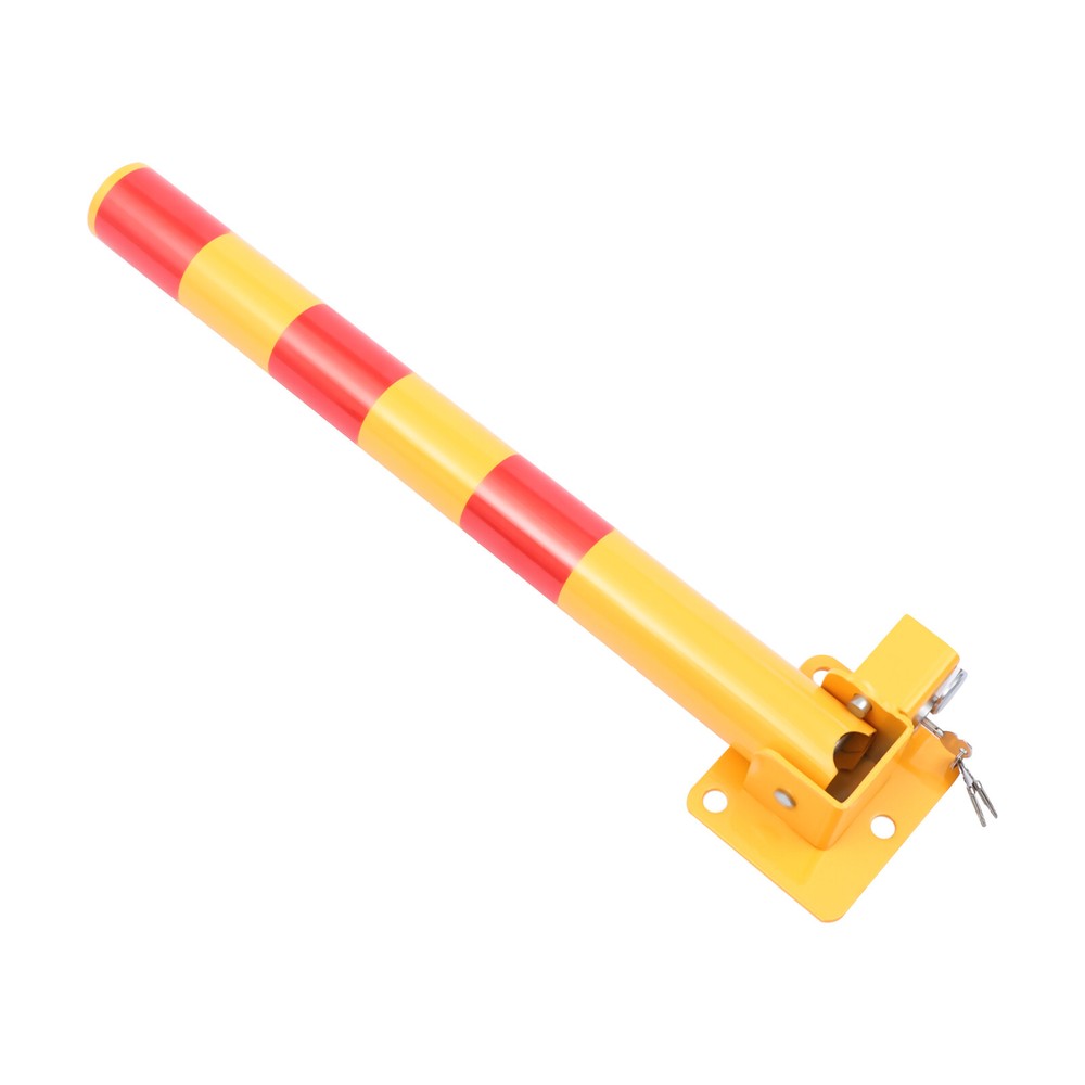 Automatic Locking Parking Post Safety Bollard Iron Pipe Traffic Post Barrier NEW