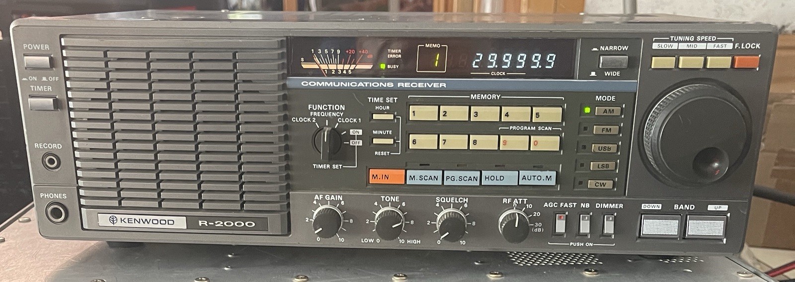 KENWOOD R-2000 Shortwave AM CW SSB Radio Tested Working Fine