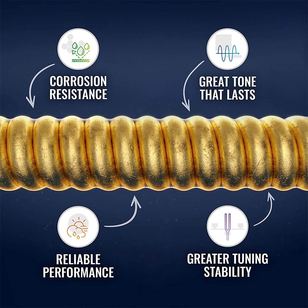 Elixir Phosphor Bronze Acoustic Guitar Strings Custom Light (11-52) 2-Pack US