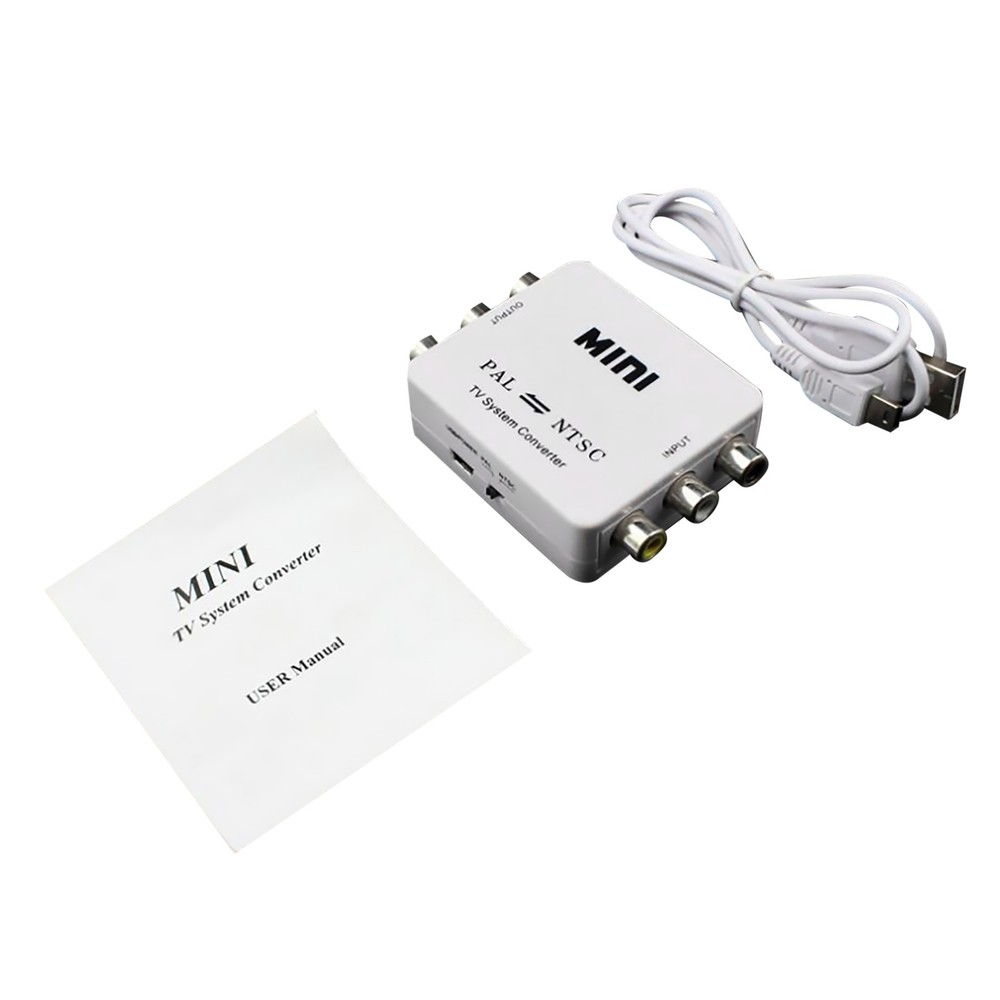 Bi-Directional Video Composite USB Powered PAL NTSC Mini Converter Adapter