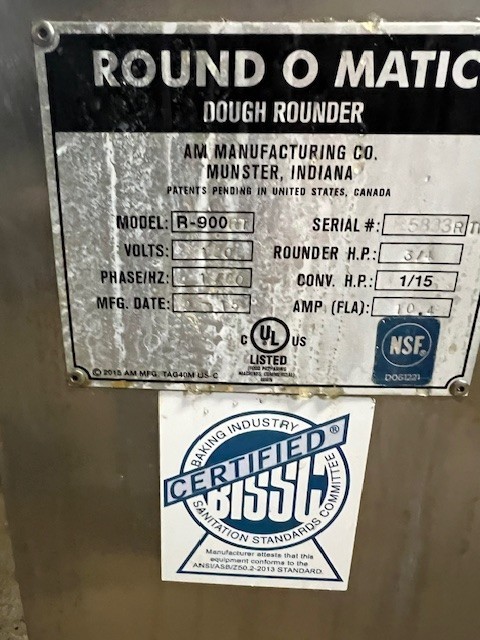 AM Manufacturing Round-O-Matic Dough Rounder - R900
