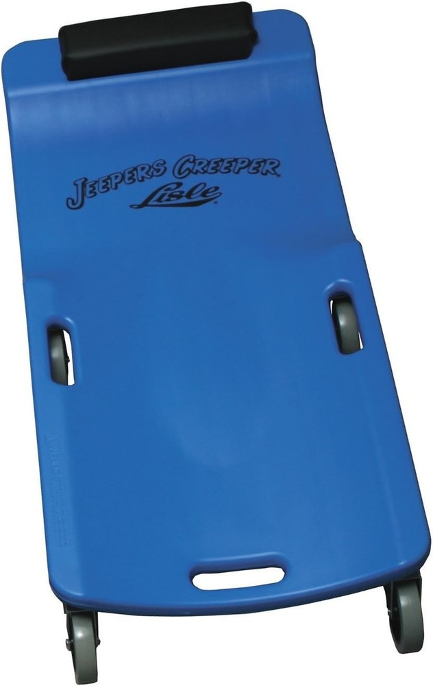 Blue Large Wheel Plastic Creeper