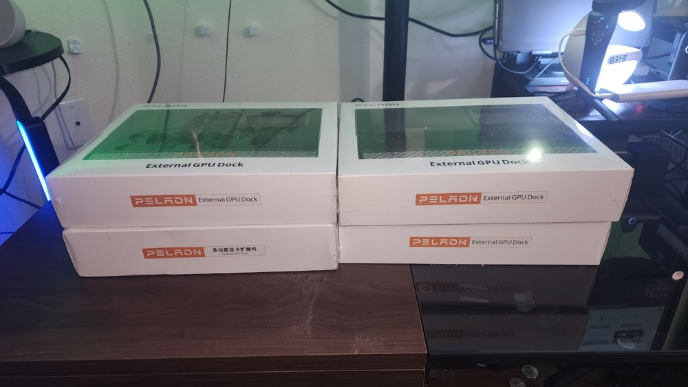 External GPU Dock Station, Support ATX Standard Power Supplies Oculink Interface