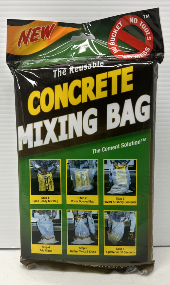 The Reusable Concrete Mixing Bag - The Cement Solution