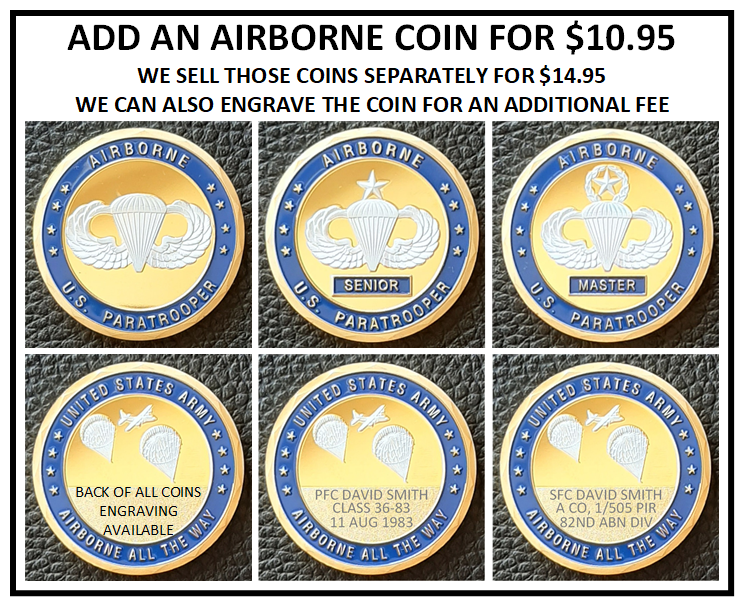 MC-NICE: ARMY Airborne "Cheap Thrills" 173rd Airborne Bgd Framed PERSONALIZED