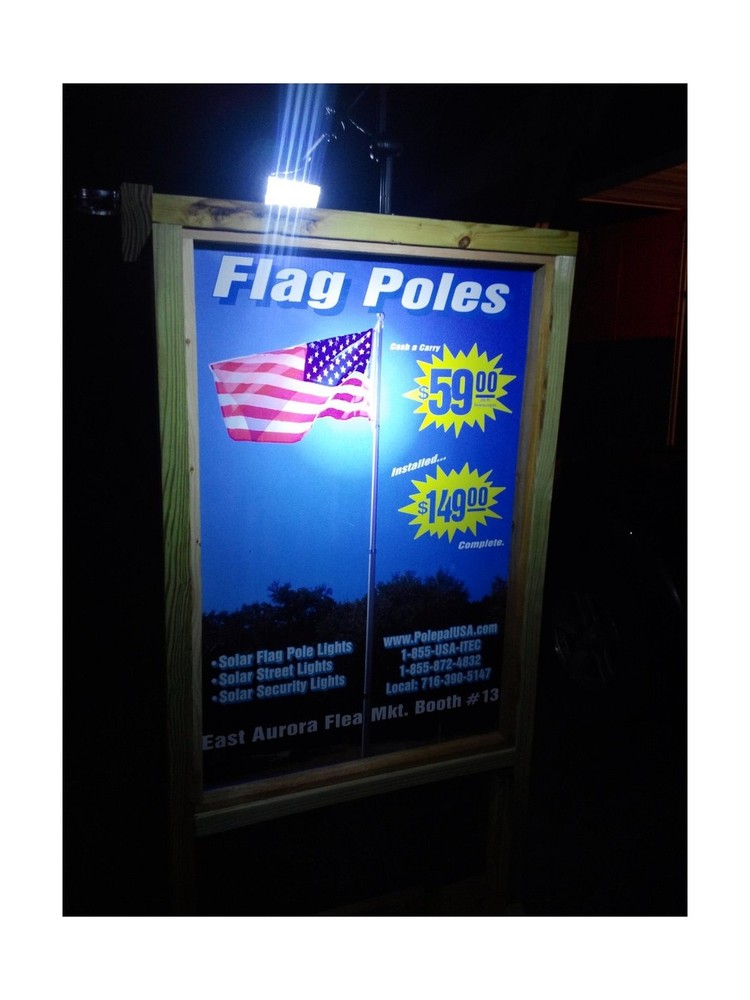 PolePalUSA Commercial Solar Billboard Light 2