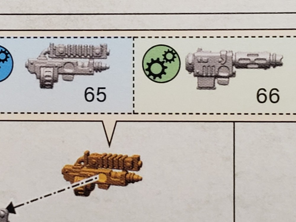 40k Adeptus Mechanicus Bits Hastarii Eradication Caster Phosphor Blaster #65
