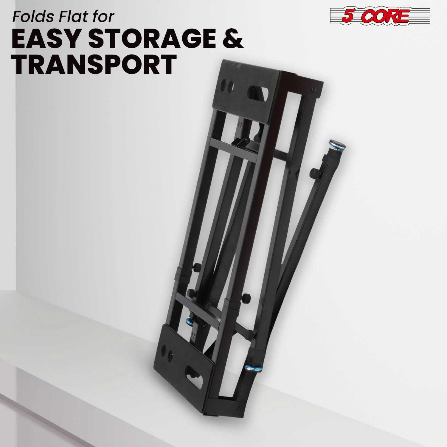 5 Core keyboard Stand Adjustable Electric Piano Holder for 54-88 Key Boards