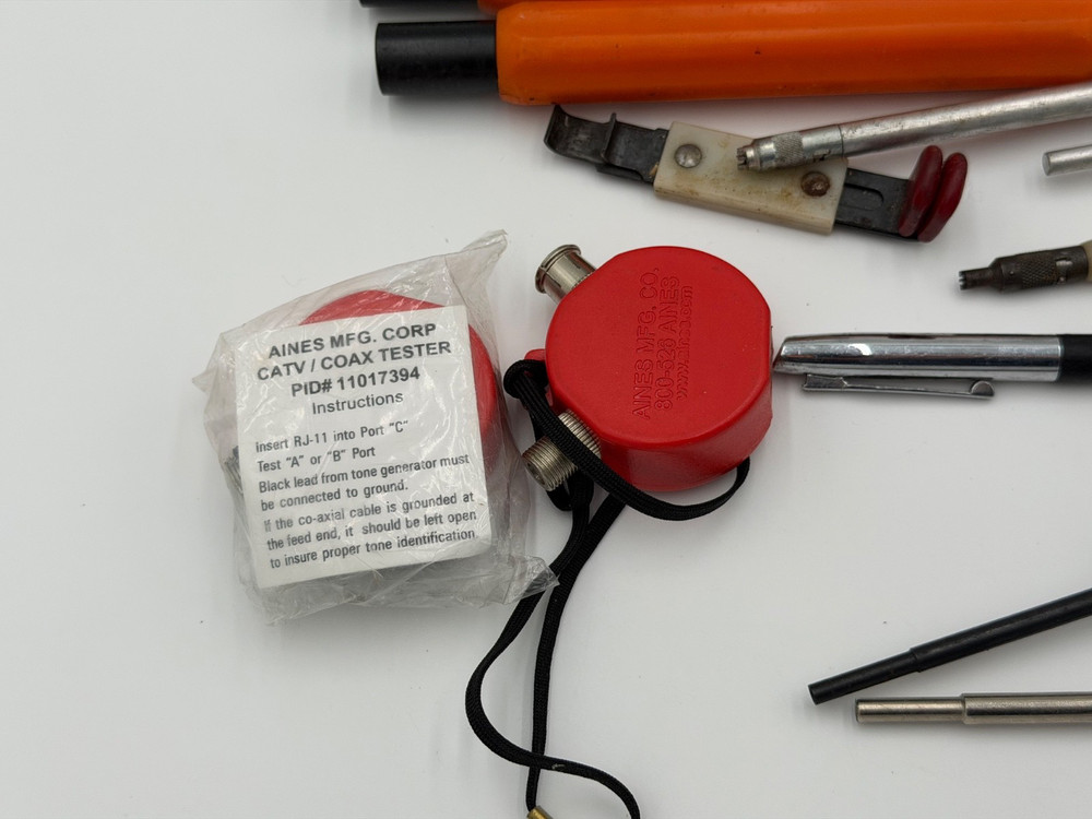 CABLE PREP TOOLS AND SUPPORTING TOOLS EQUIPMENT CAT FIVE CRIMP LUG GROUNDING BAR