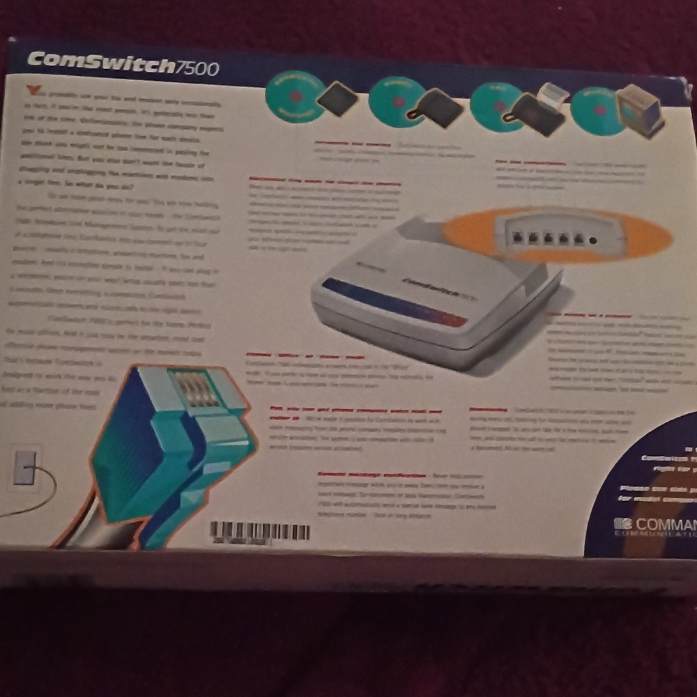 Command Communications ComSwitch 7500 Automatic Call Routing ADSL Switch