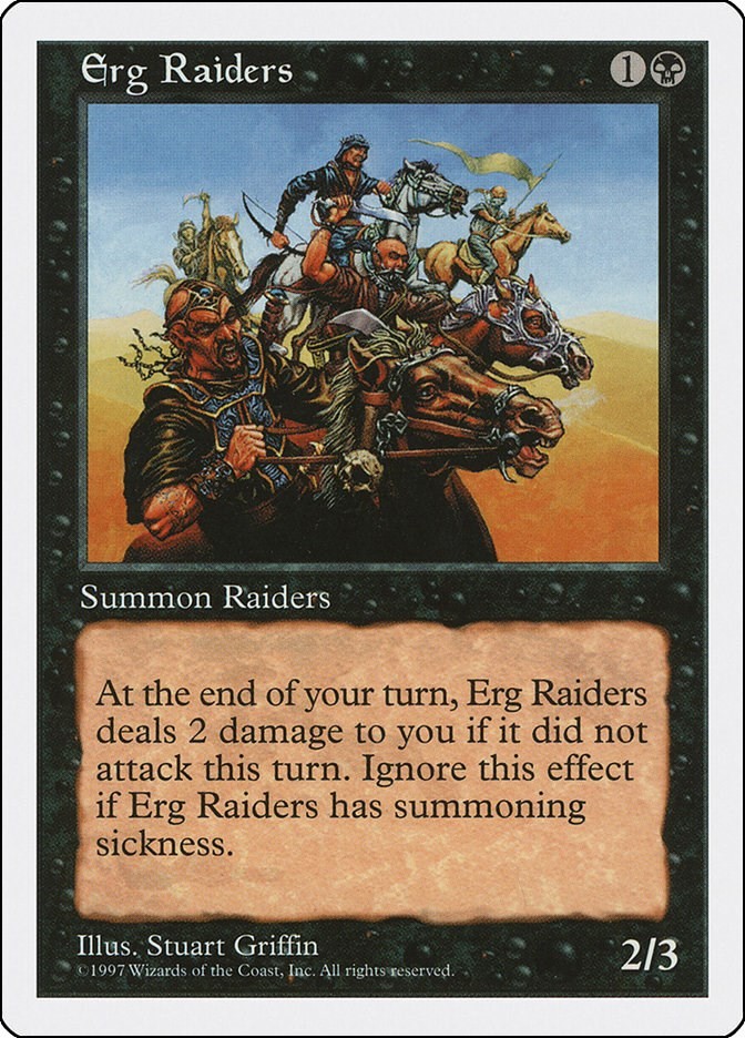 Erg Raiders Fifth Edition N/A MTG MP