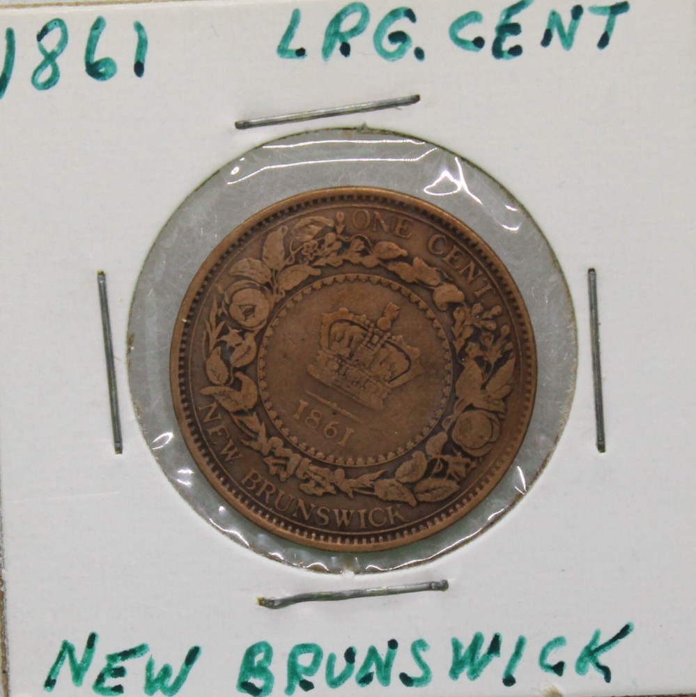 1861 New Brunswick large cent