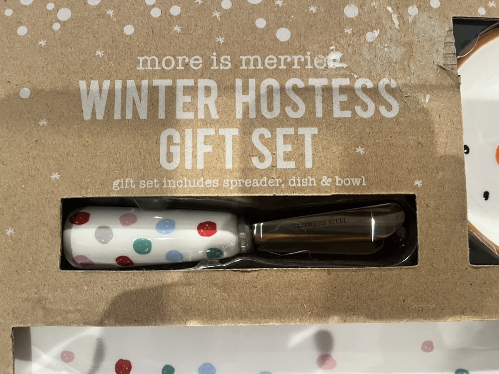 Christmas Hostess Set Polka Dot “More Is Merrier”