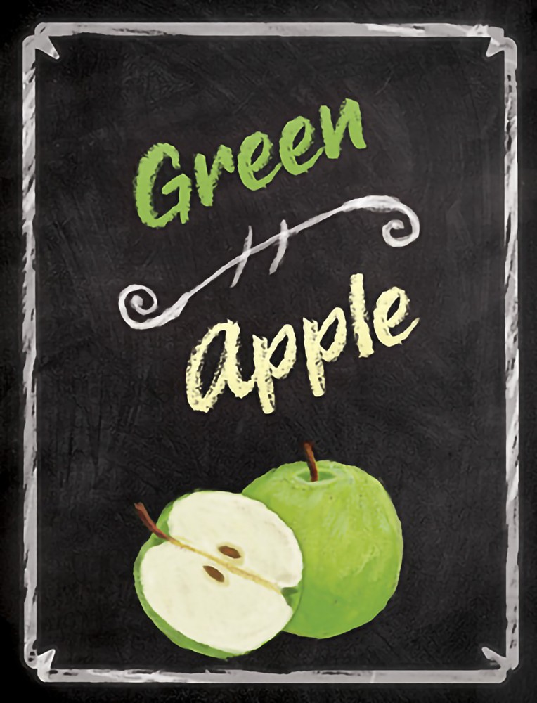 Green Apple Wine Labels 30/Pack Mist Collection